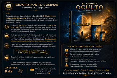 EL CÓDIGO OCULTO: La Revelación del Guerrero